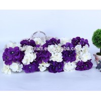 wedding decorative white hydrangea flower arrangement