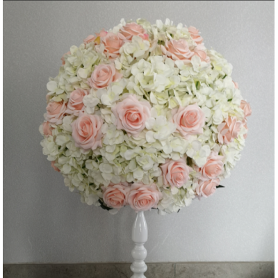 Tall Formal blusher pink flower Centerpieces for wedding decoration