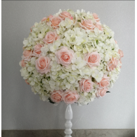 Tall Formal blusher pink flower Centerpieces for wedding decoration