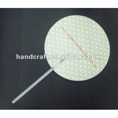 plastic hand fan