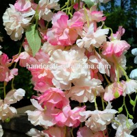 big head with 95cm silk artificial Cherry blossoms flower