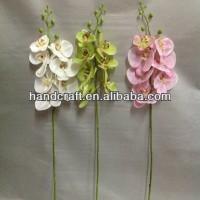 wedding favor white plastick artificial orchid flower